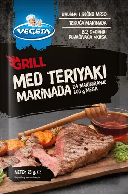Vegeta Grill Teriyaki & Honey marinade