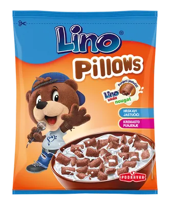 Lino Pillows - Pernițe umplute cu Lino Lada cremă tartinabilă de cacao