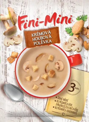Fini-Mini krémová houbová polévka