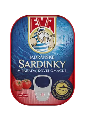 EVA Sardinky v paradajkovej omáčke