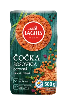 Čočka červená půlená