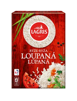 Ryža lúpaná varné vrecká