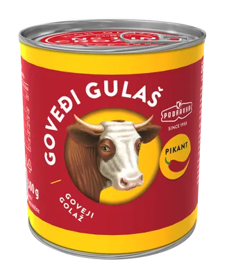 Beef goulash piquant