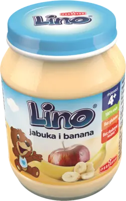 Lino kašica jabolko in banana