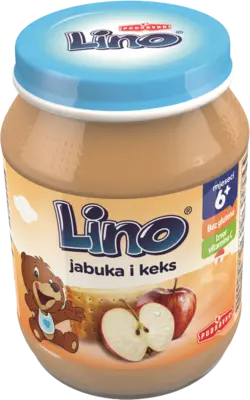 Lino kašica jabolko in keks