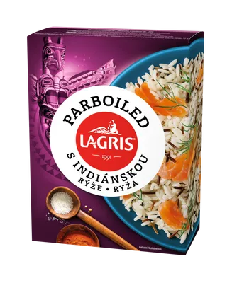 Rýže parboiled s indiánskou