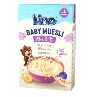 Lino Baby Muesli Oves & Sliva