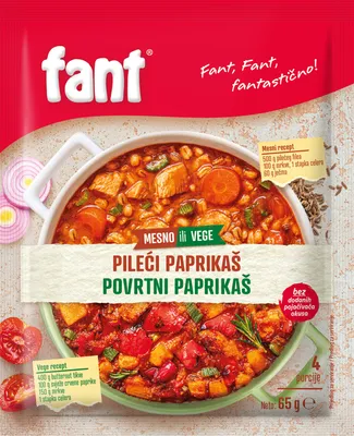 Fant seasoninig mix for chicken paprikash / veggie paprikash