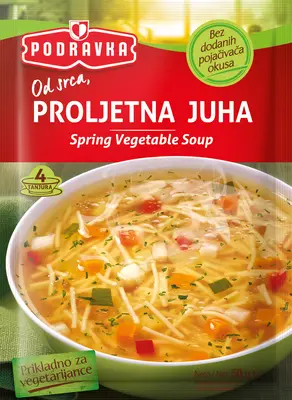 Spring vegetable soup