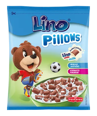 Lino Pillows - Pernițe umplute cu cremă tartinabilă Lino Lada lapte