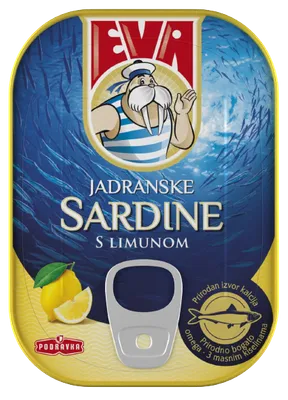 Eva Sardine în ulei vegetal cu lămâie