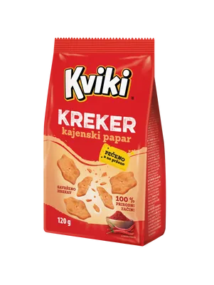 Kviki cayen pepper cracker