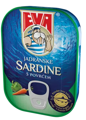 Adriatic sardines with vegetable in sauce