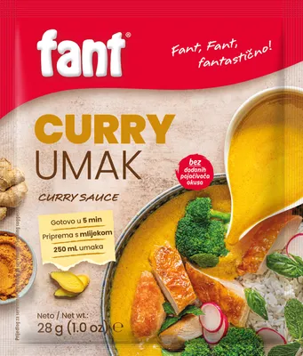 Fant seasoning mix for curry sauce