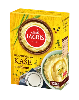 Bramborová kaše s mlékem