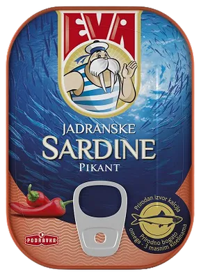 Eva Sardine în ulei vegetal cu ardei iute