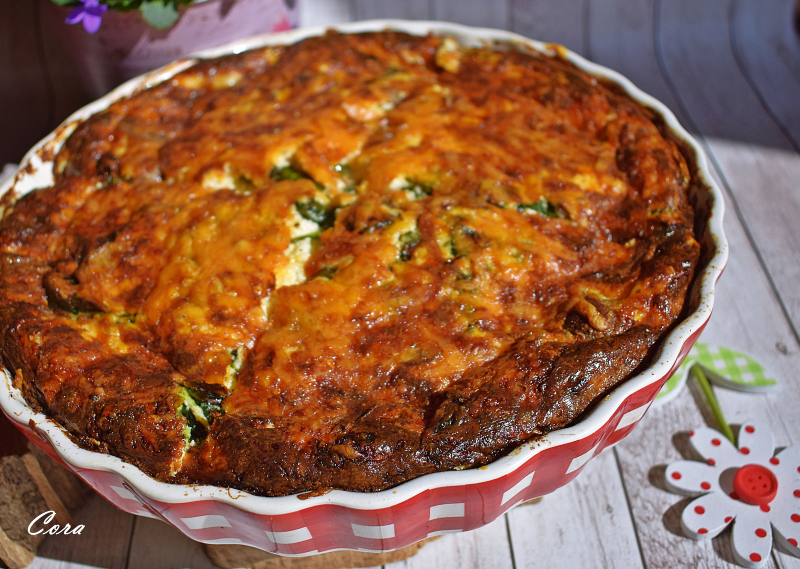 ღ Brzi quiche bez kore sa gljivama, sirom i špinatom