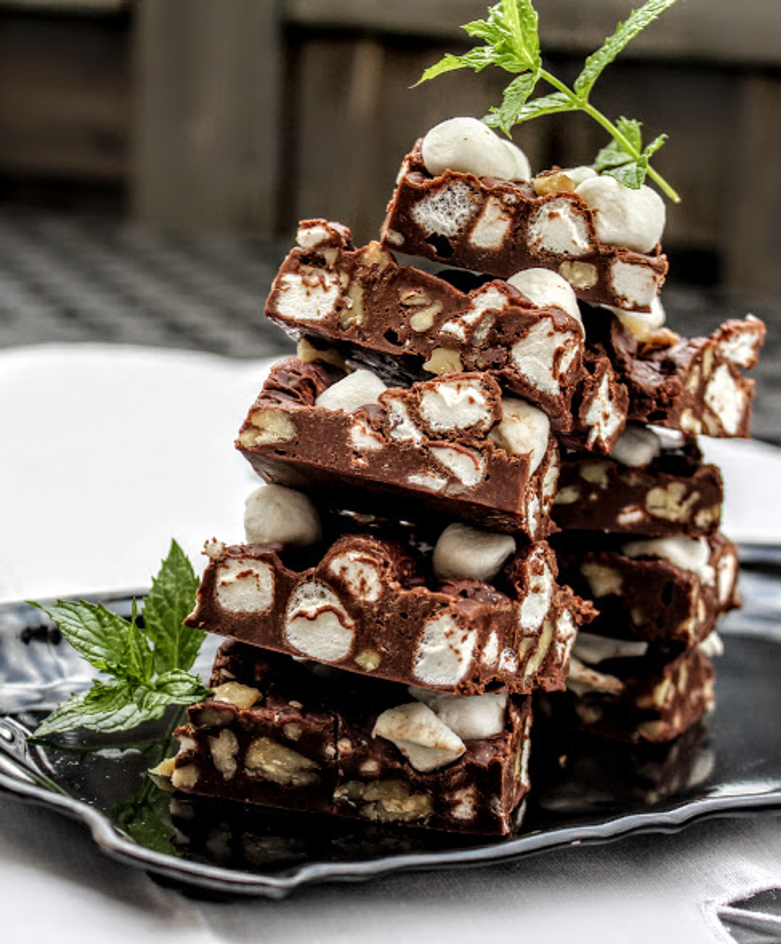 Rocky Road fudge