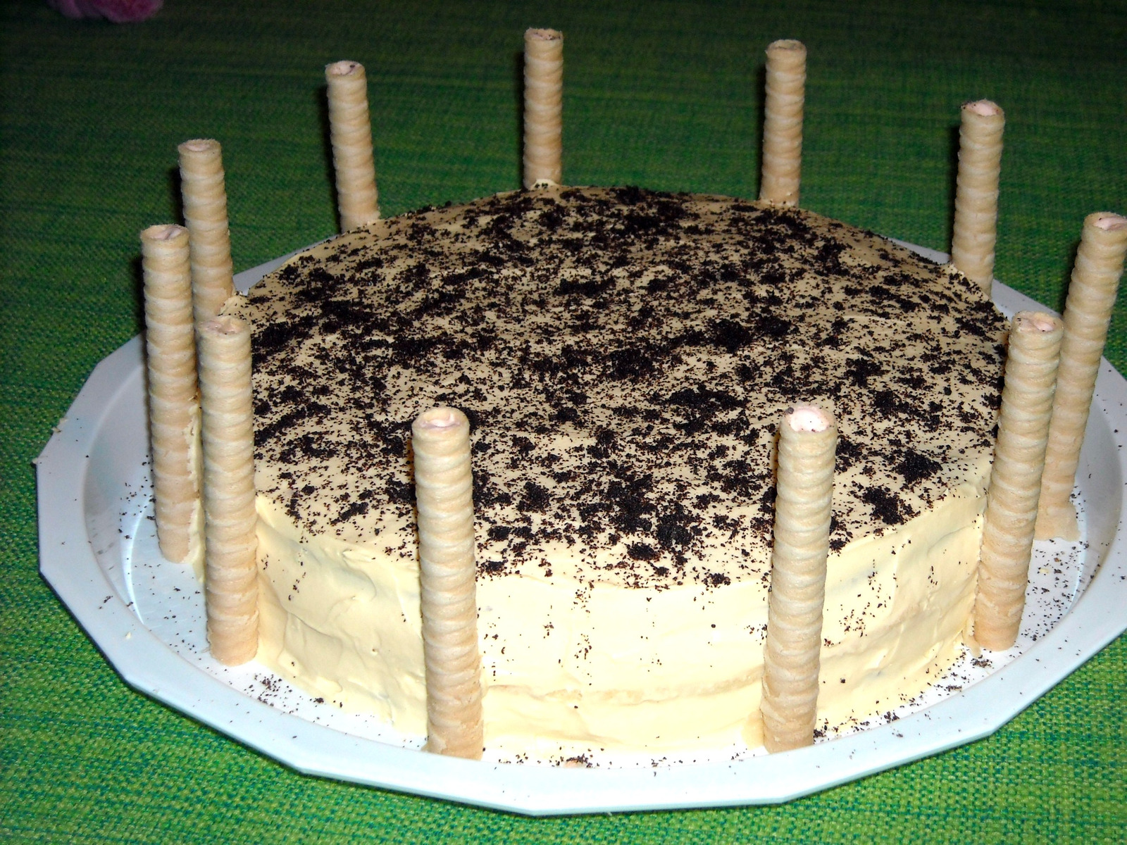 Milka kocke s makom by Violet-Love u obliku torte