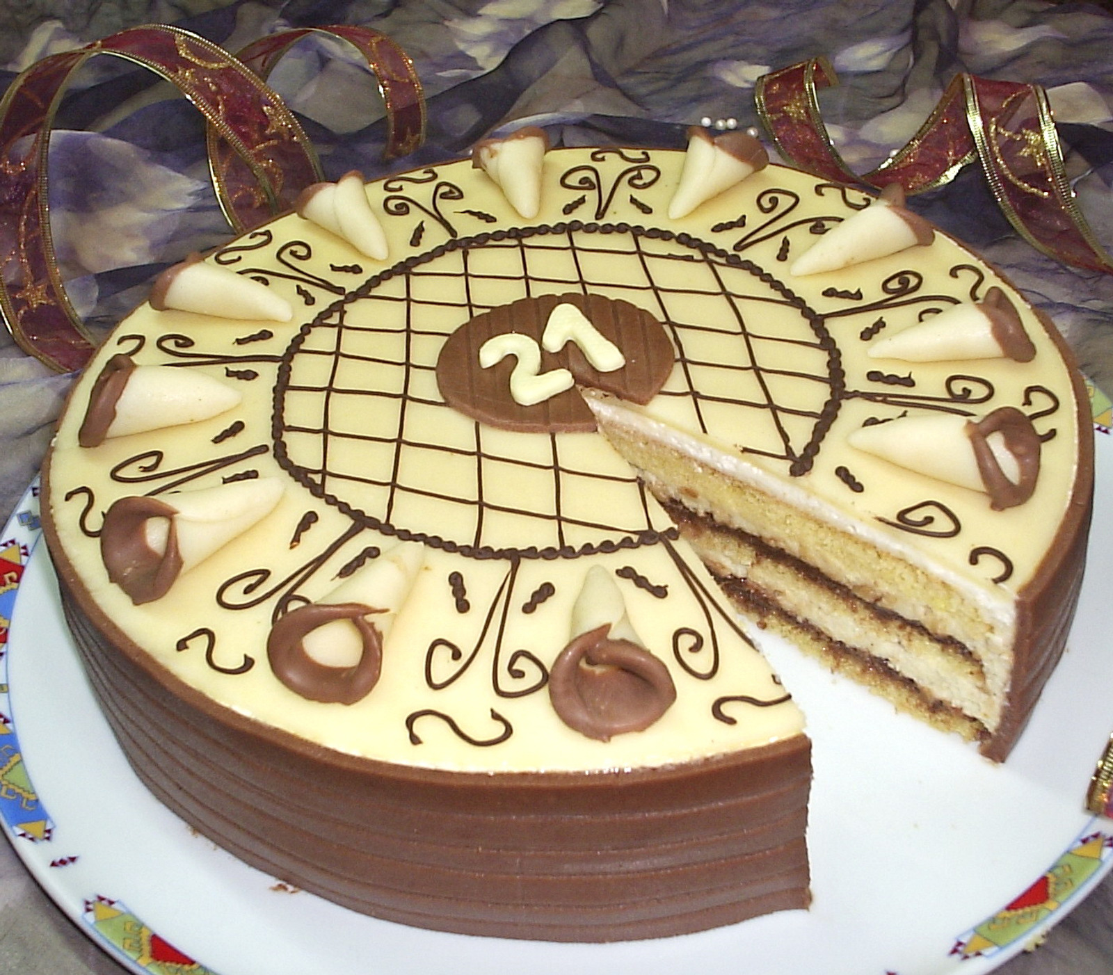 Marcipan torta sa nugatom