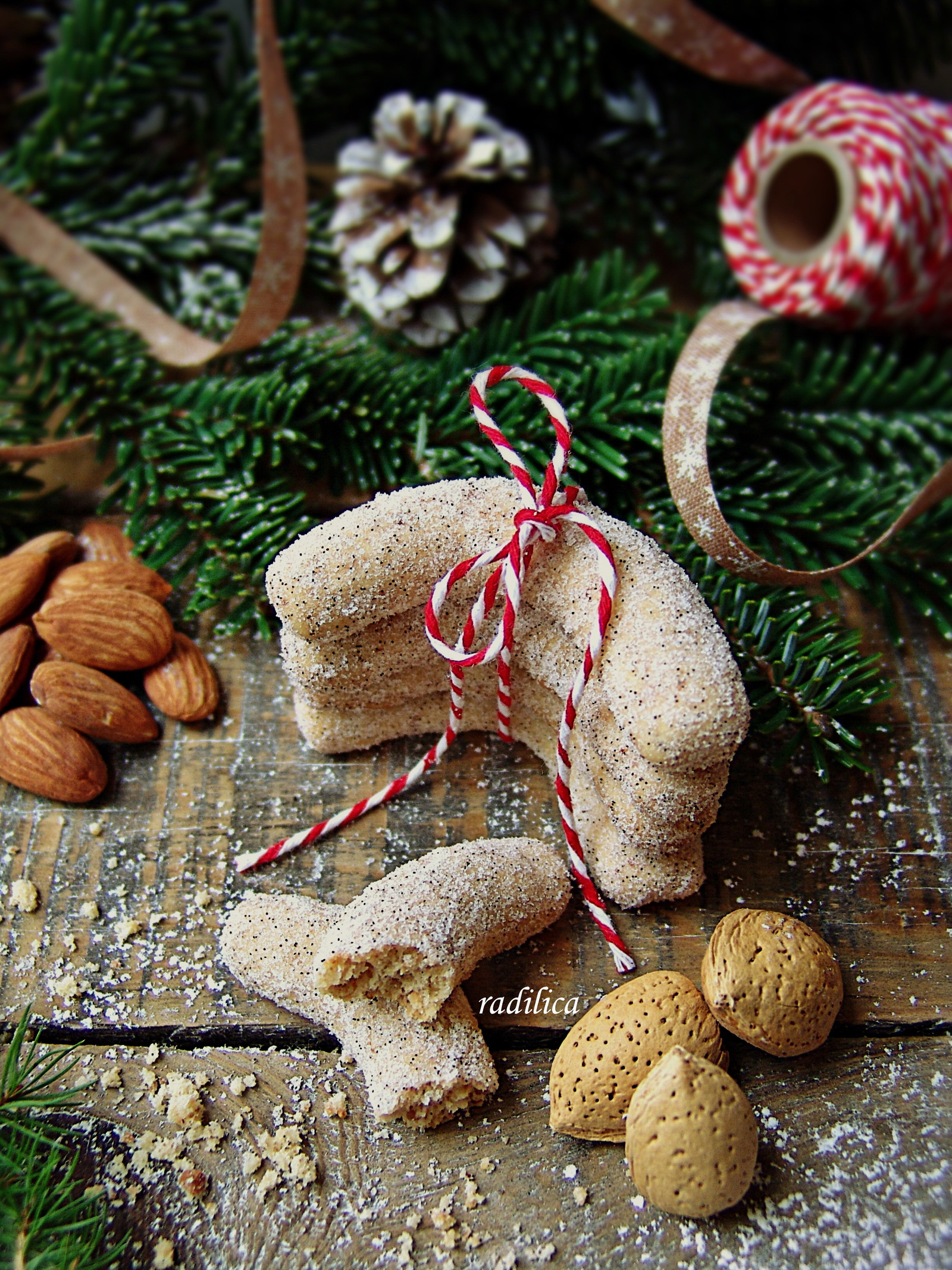 Polumeseci sa Vanilom (Vanillekipferl/ Vanilla Crescents)