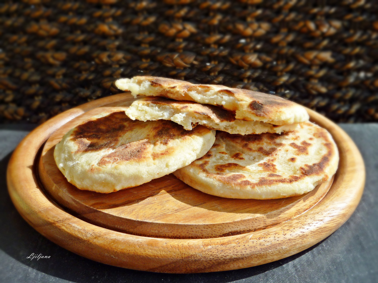 Feta cheese flatbread