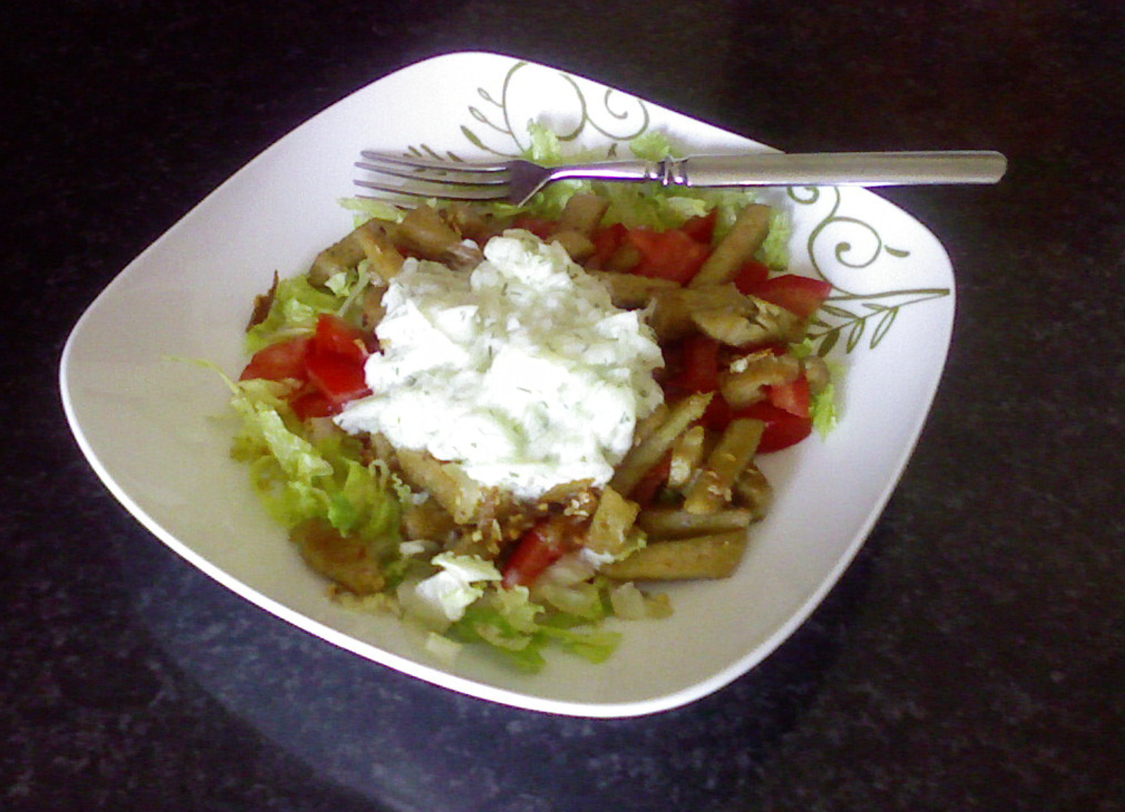 Vege “Gyros” od seitana sa Tzaziki umakom