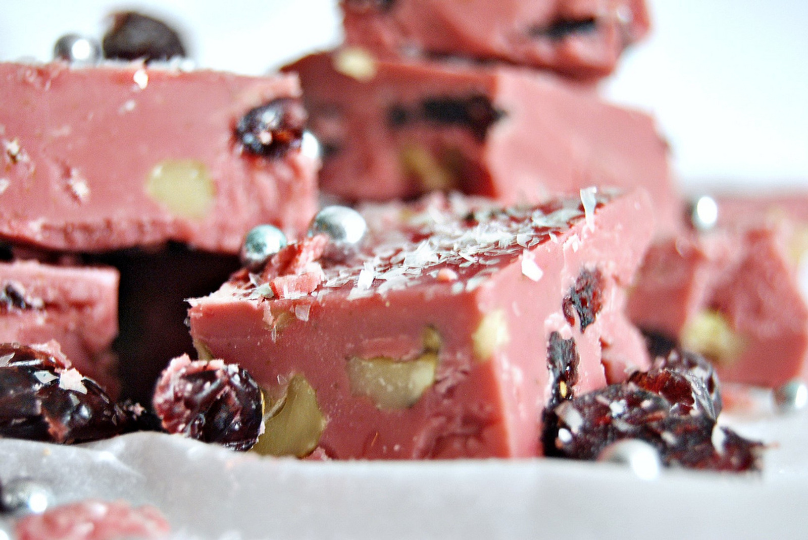 "Fudge" s brusnicaia i belom cokoladom by maslinka