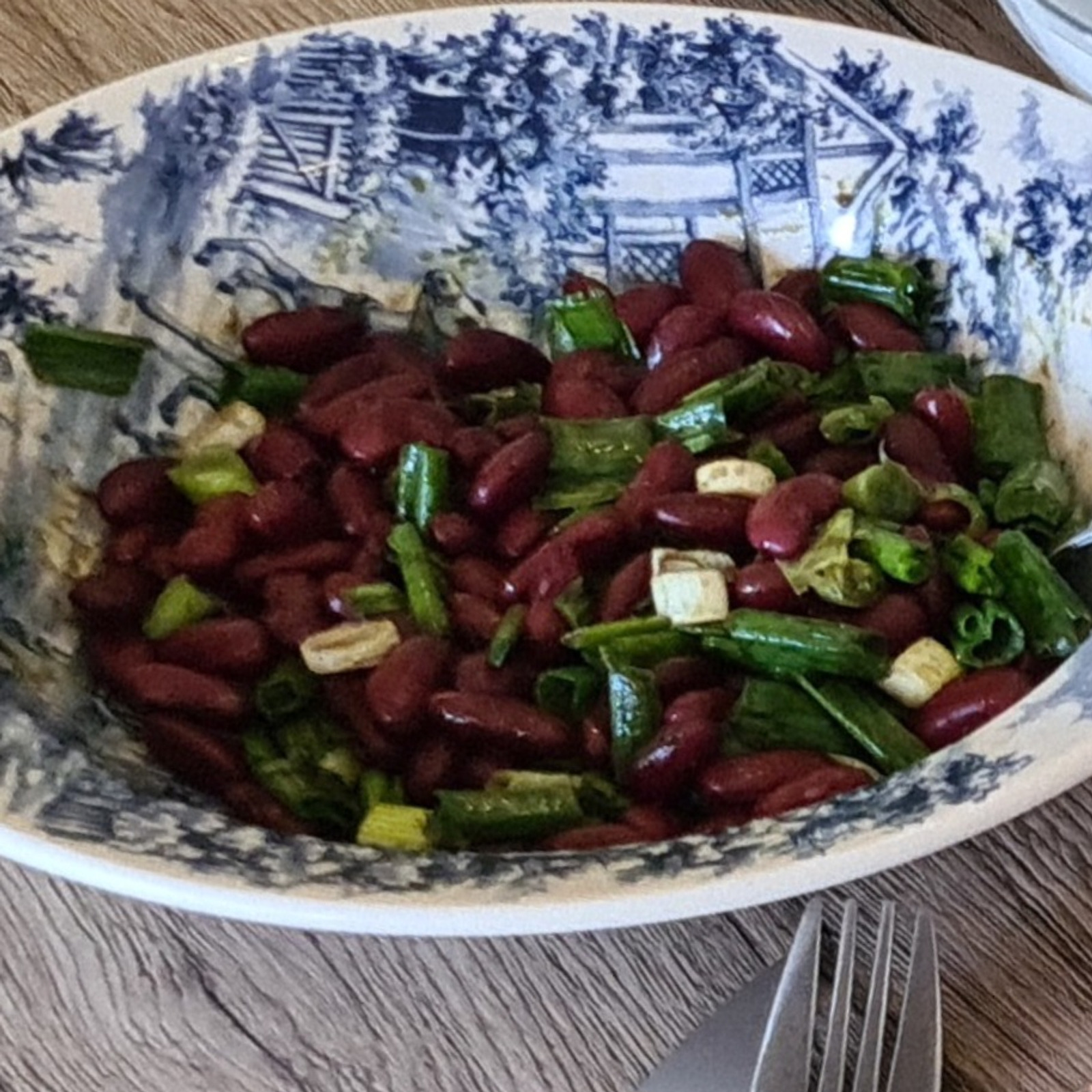 Grah salata s mladim lukom