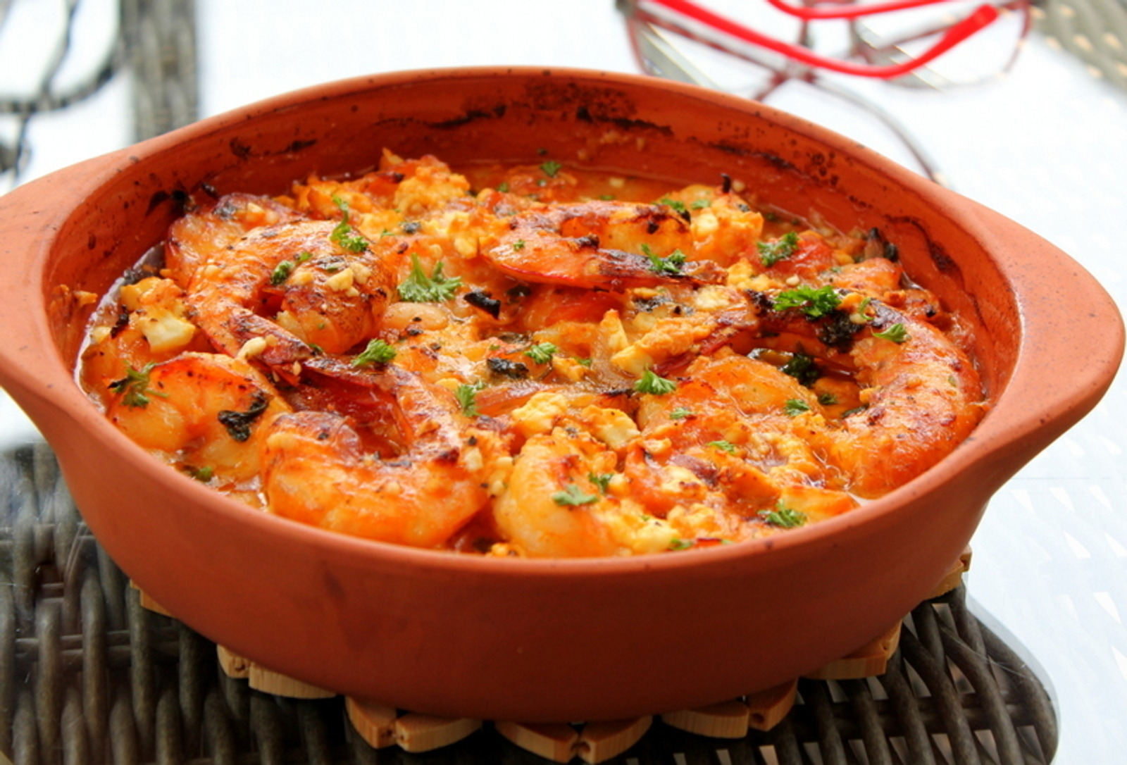 Prawn Saganaki