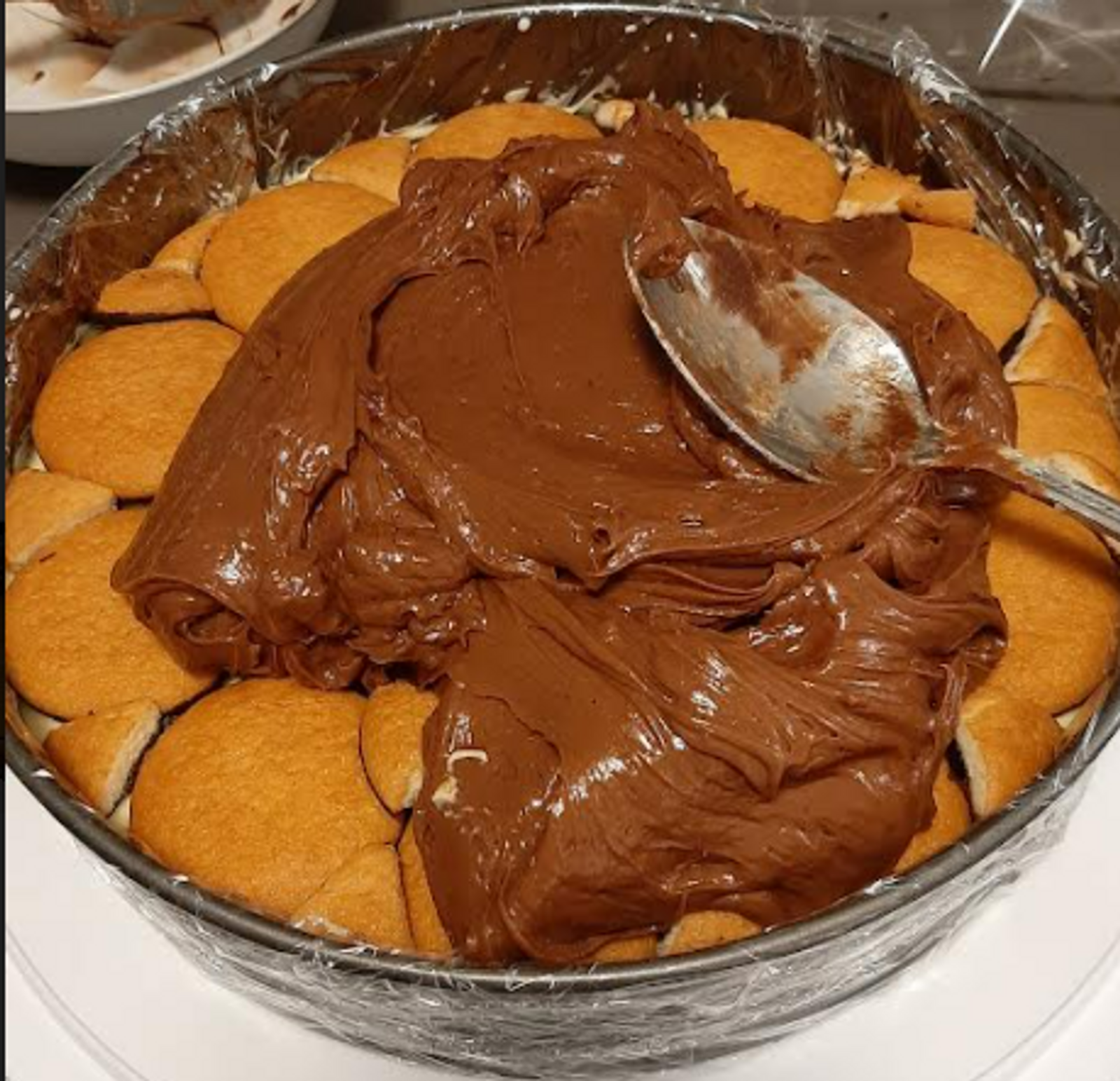 Kinder torta - slaganje slojeva