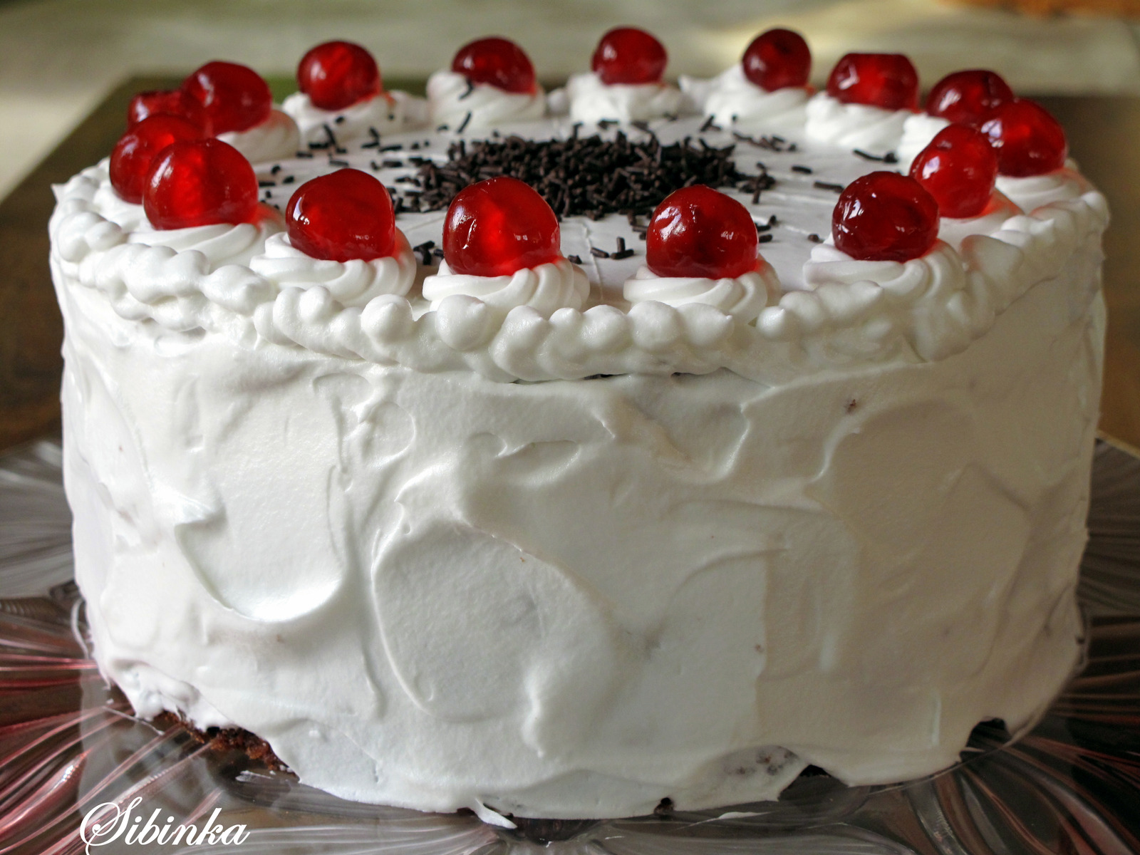 Schwarzwälder Kirschtorte (svarcvald torta)
