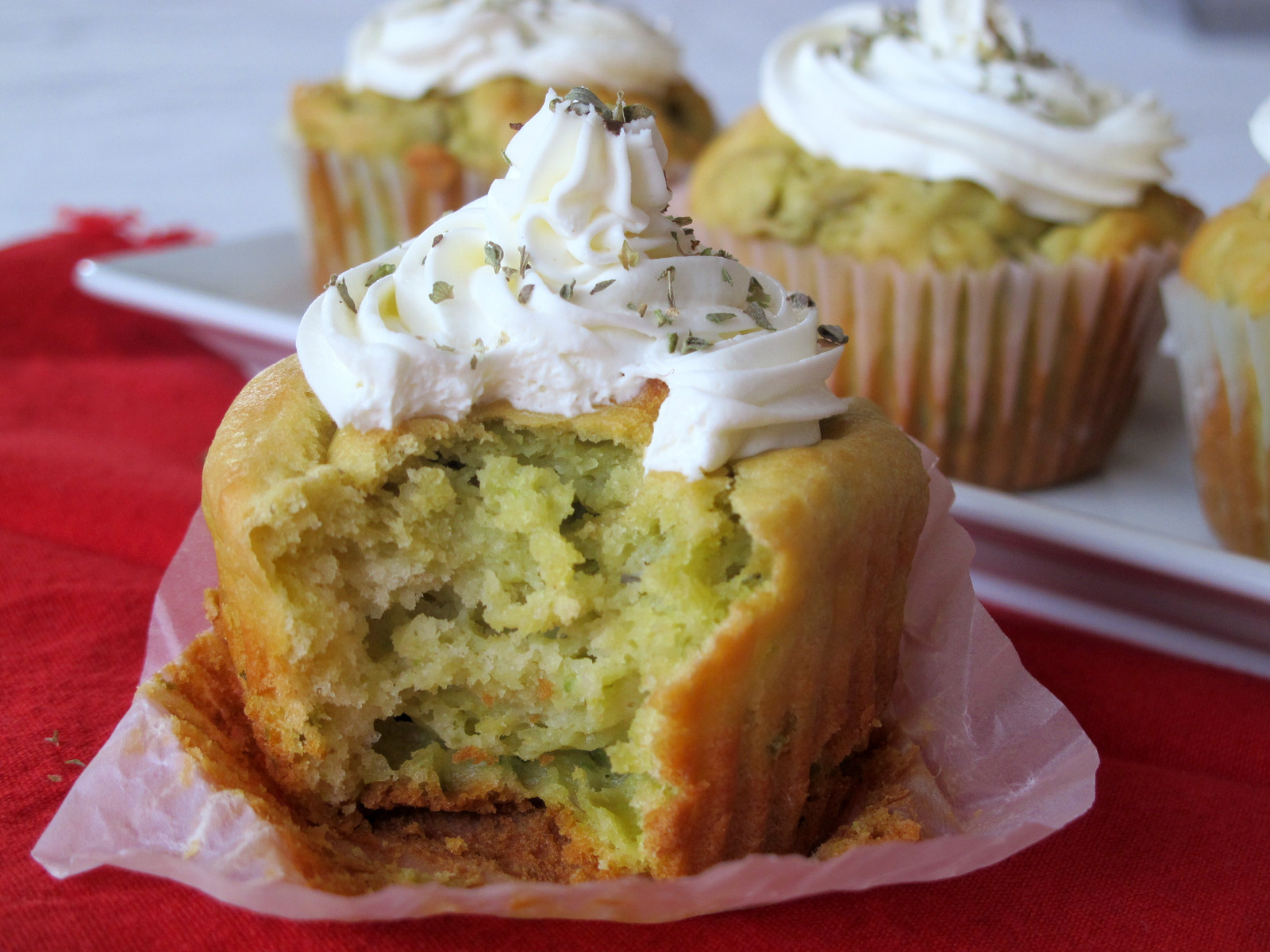 Slani guacamole cupcake