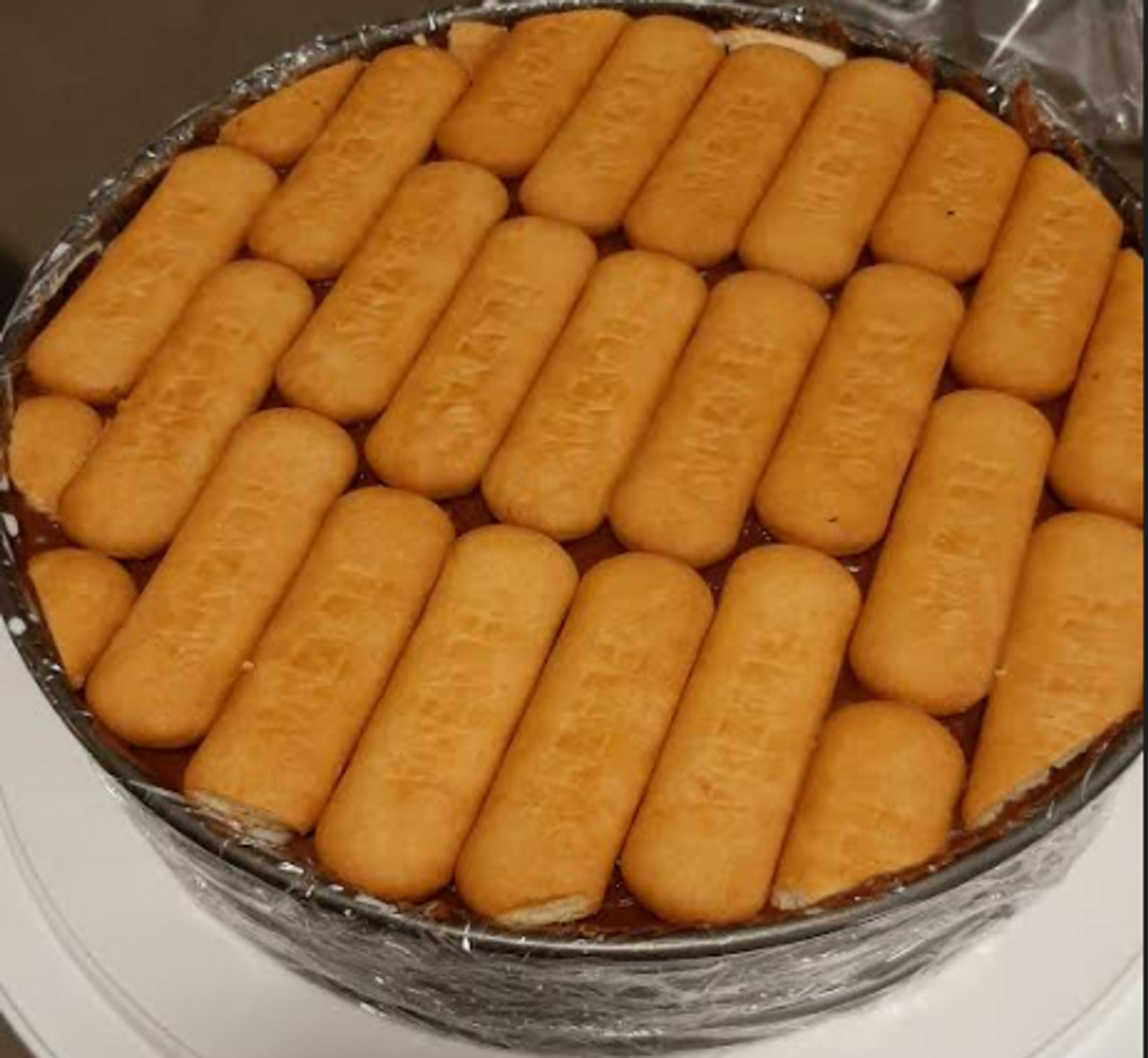Kinder torta - slaganje slojeva