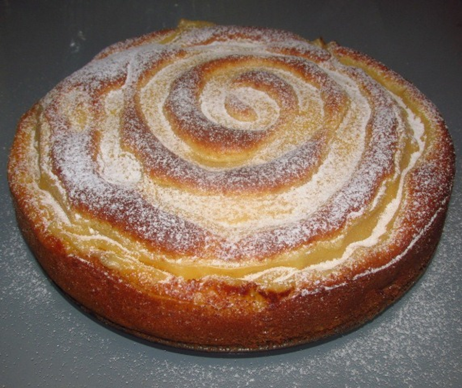 Apfelkuchen mit Vanillecreme
