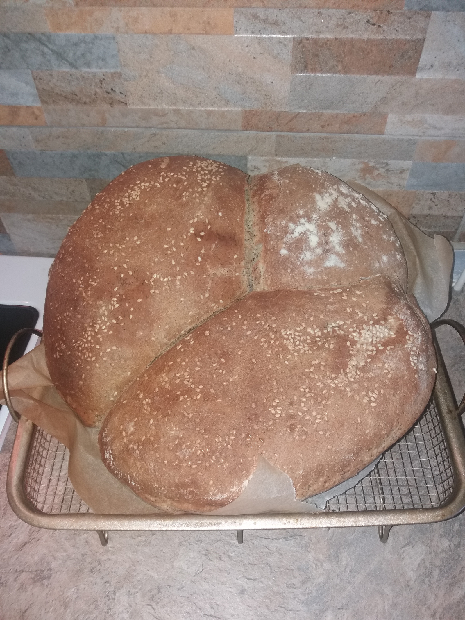 Domaći hleb sa heljdinim brašnom