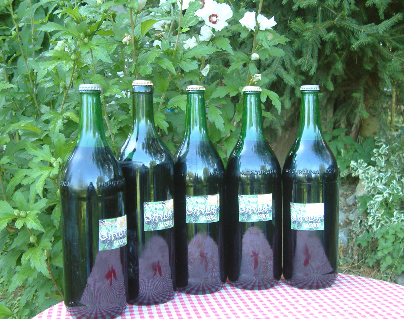 Sirup od kupina s narančom ili limunom