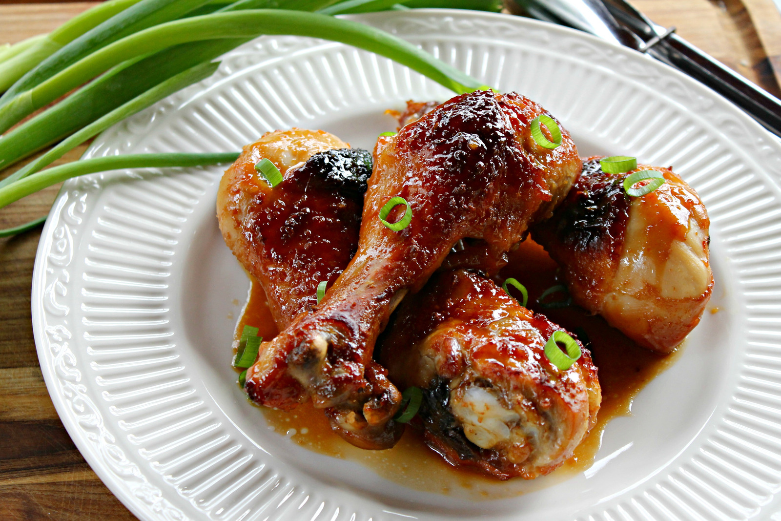 Carmelized drumsticks....
