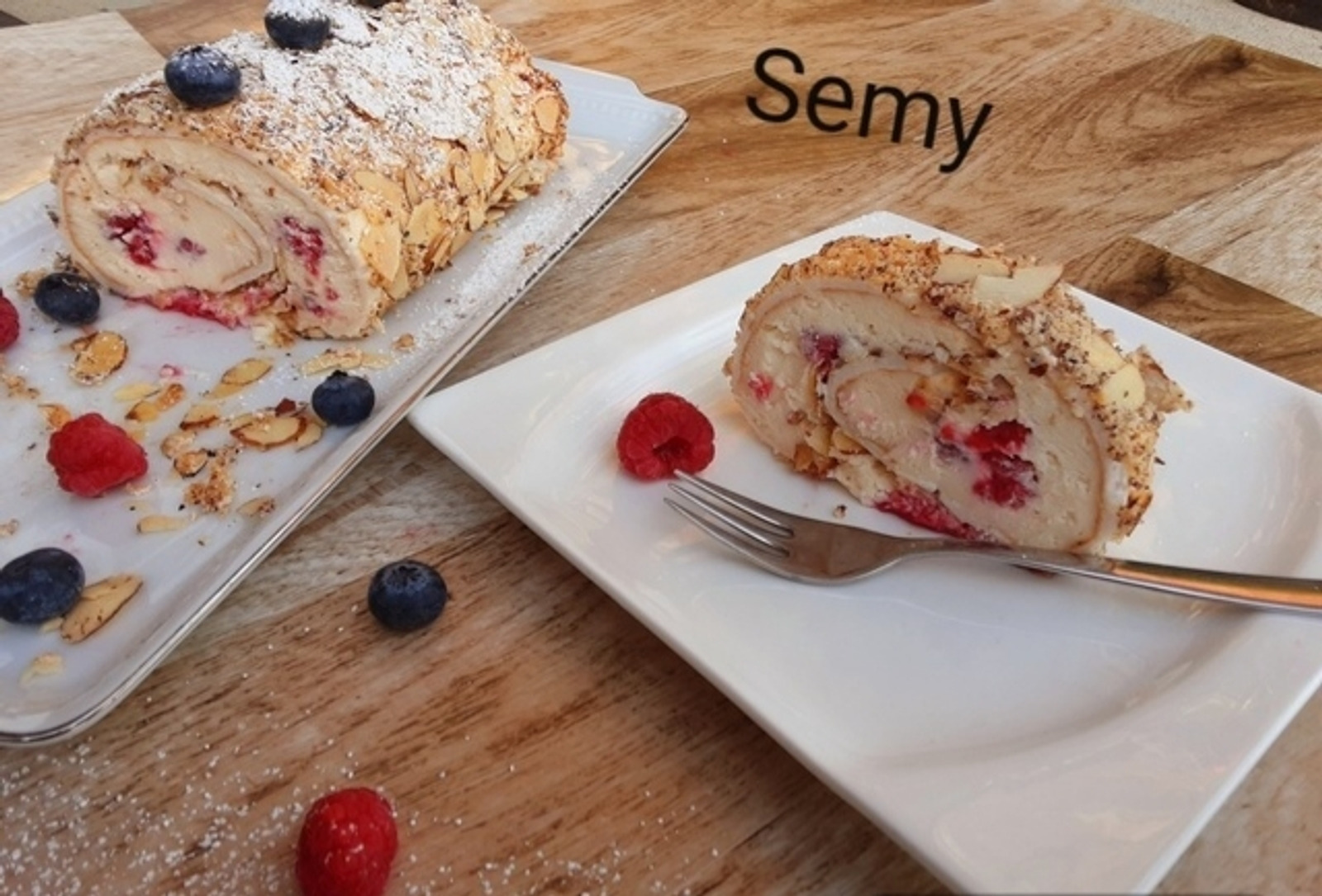 Beze rolat sa marscapone kremom