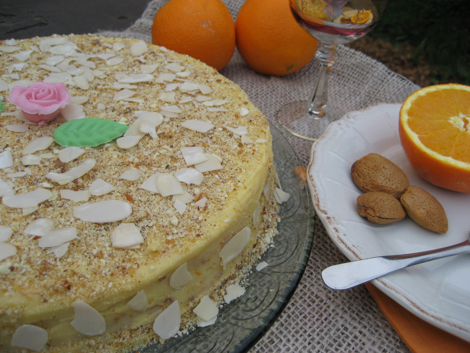 Torta od naranče i prženih badema - Neens
