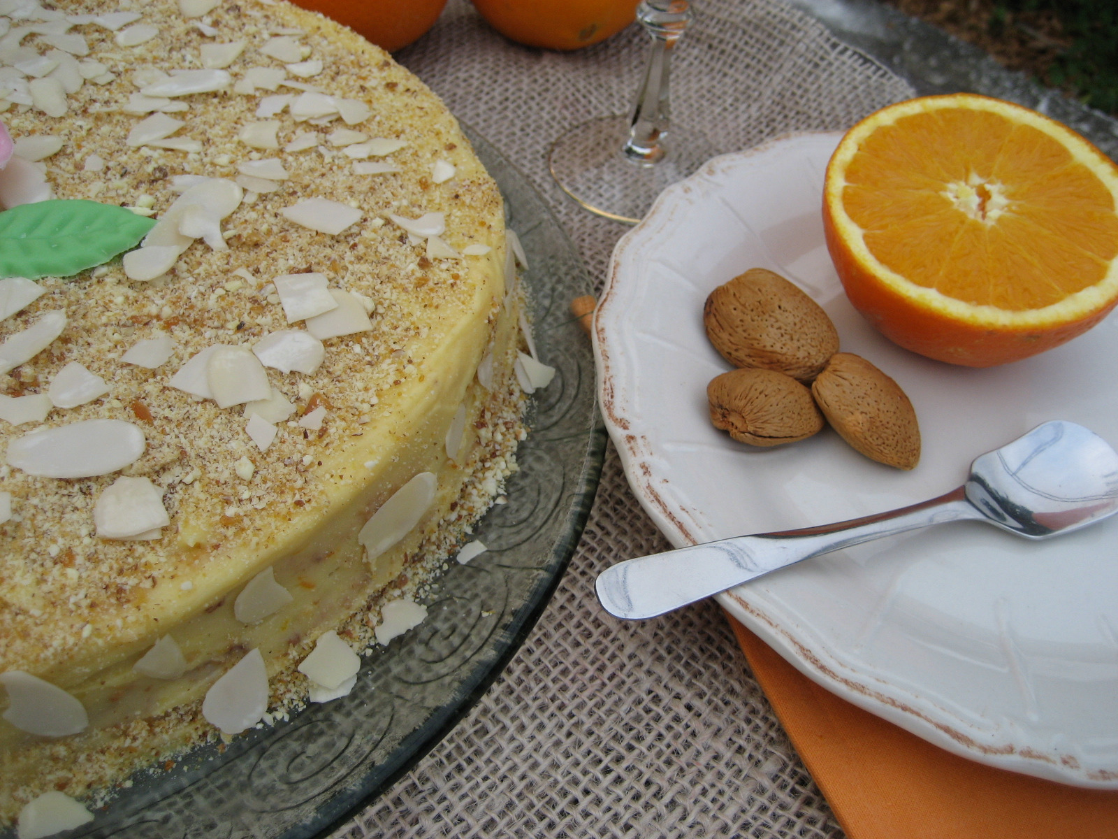 Torta od naranče i prženih badema - Neens