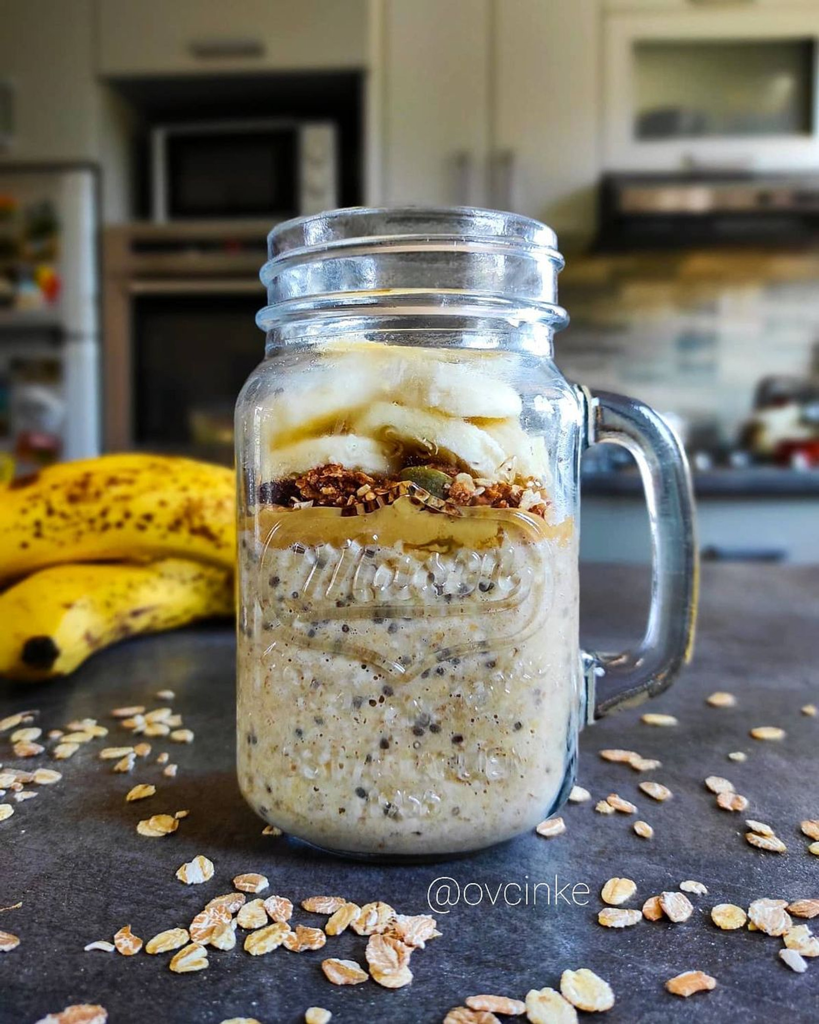 Overnight oatmeal ♥️