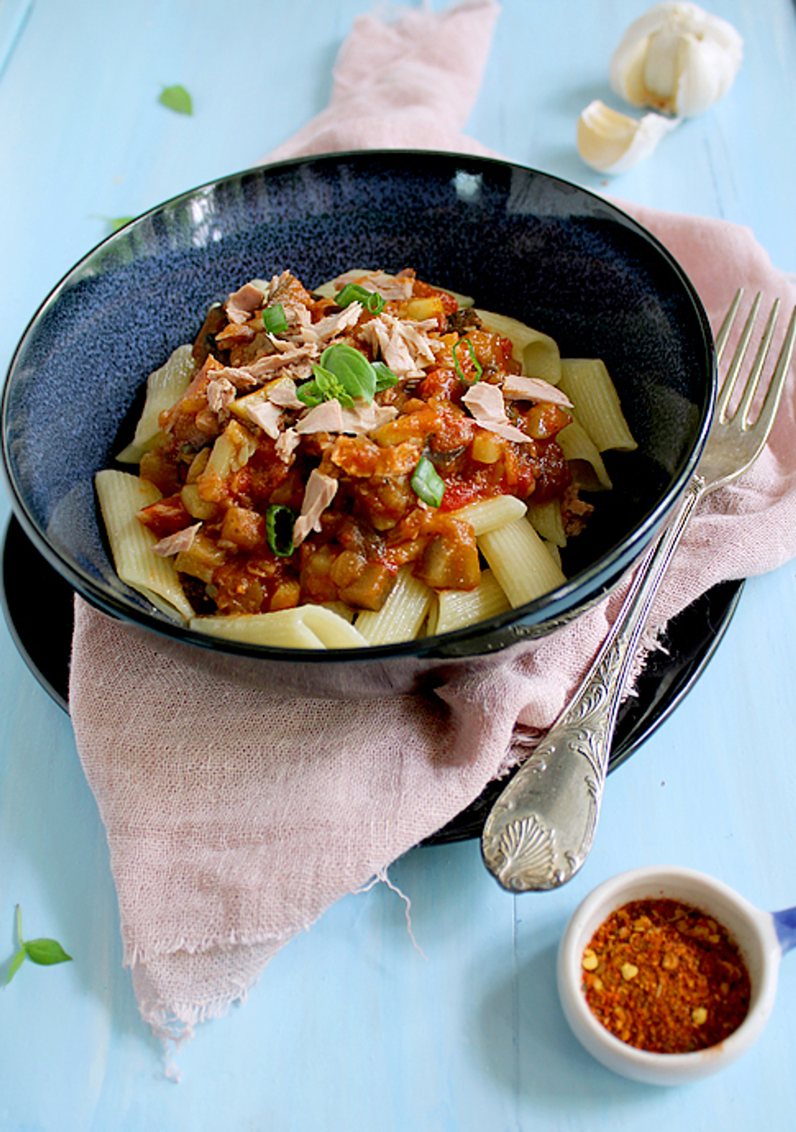 Pasta sa tunjevinom i povrćem