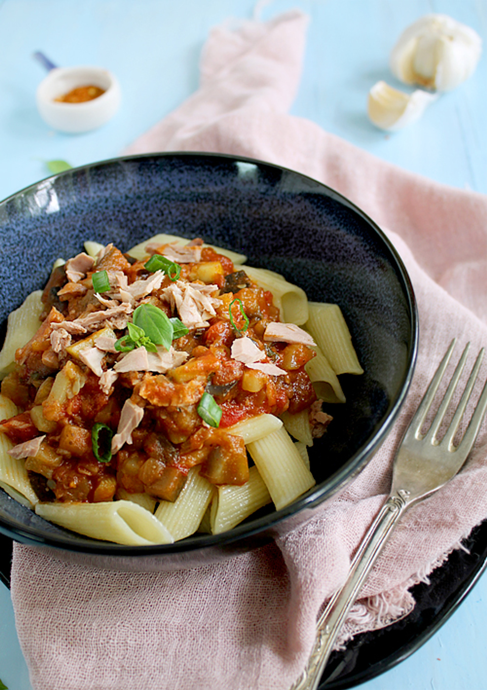 Pasta sa tunjevinom i povrćem
