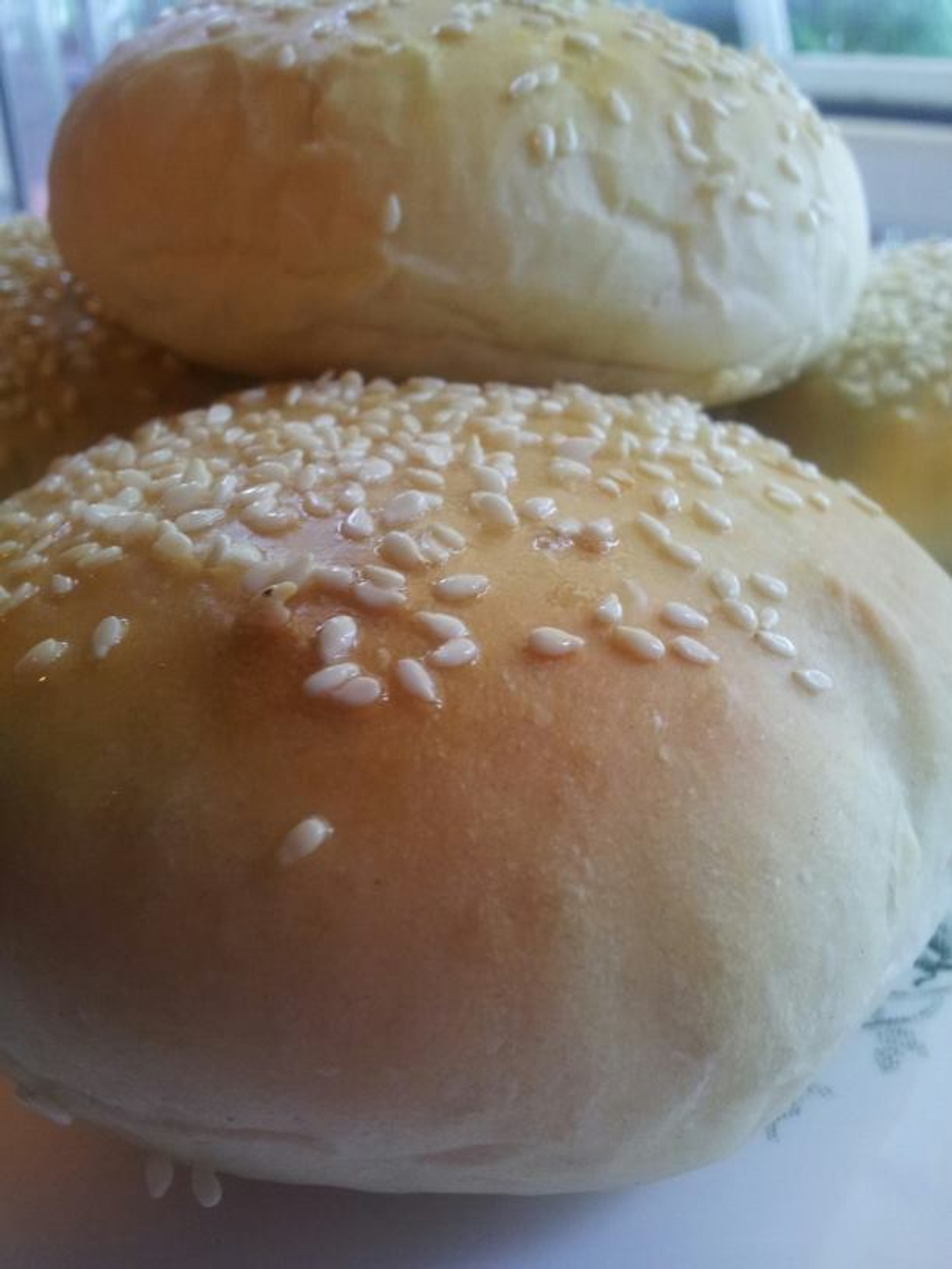 Fantazija Mekane kao pamuk hamburger peciva