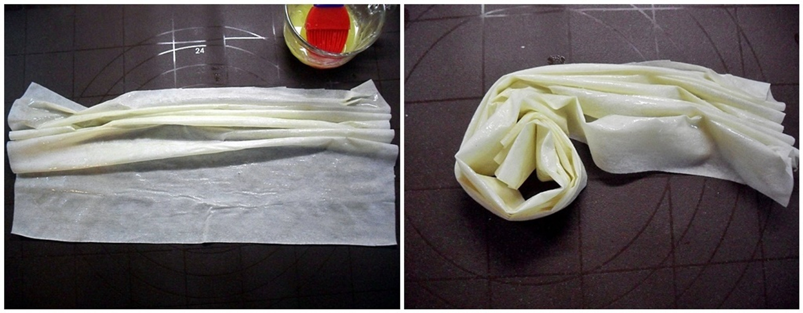 Mlečna vanil pita - priprema