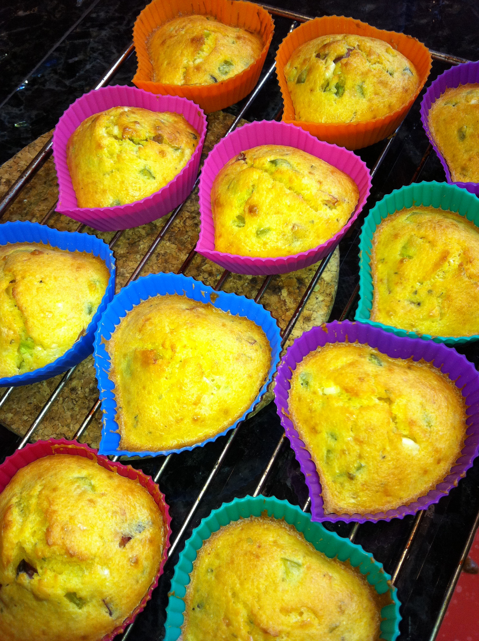 Srcasti sareni muffinsi