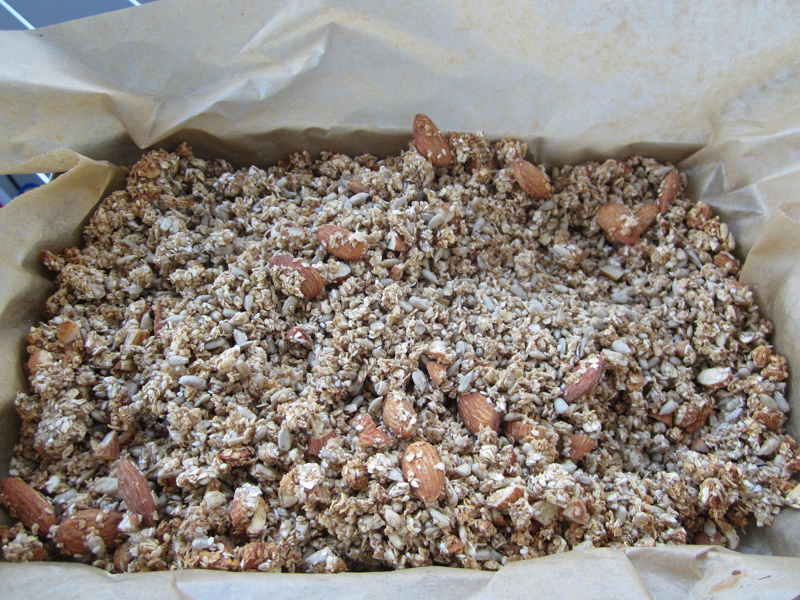 Light granola sa pireom od jabuka