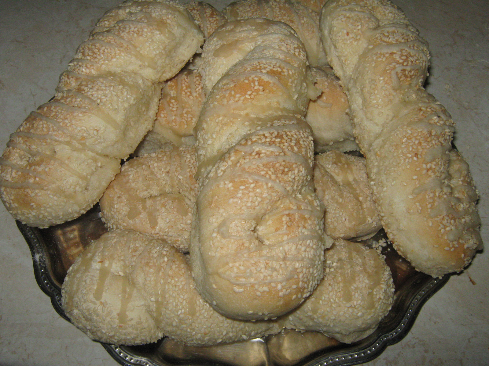Posno pecivo so susam (bez maslo)