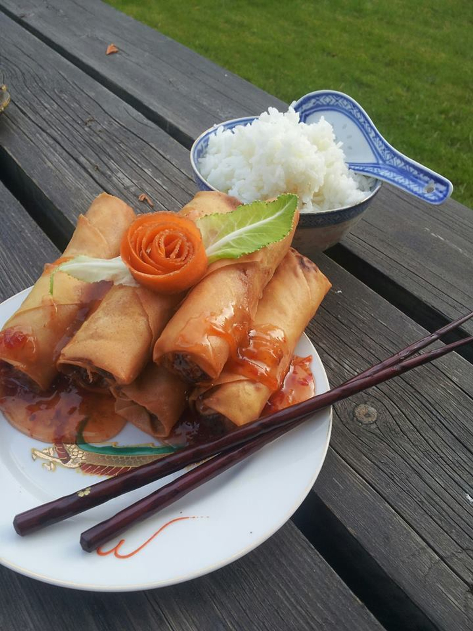 Chinese spring rolls/kineske prolecne rolnice